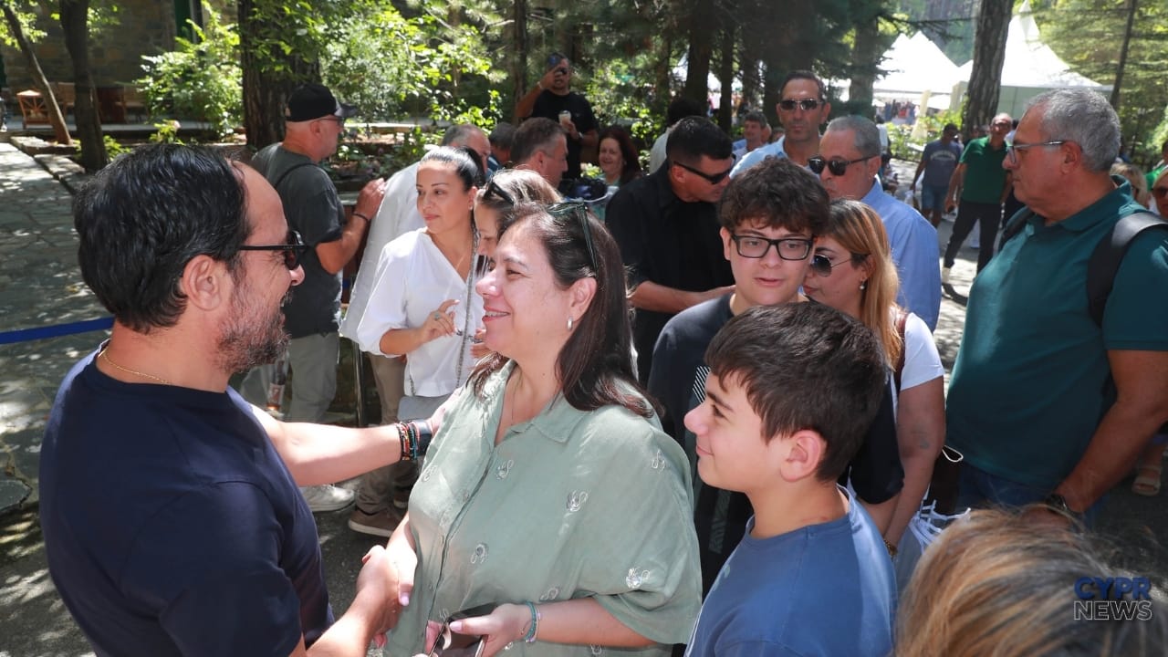 Prezydent Nikos Christodoulides podczas Pame Troodos 3