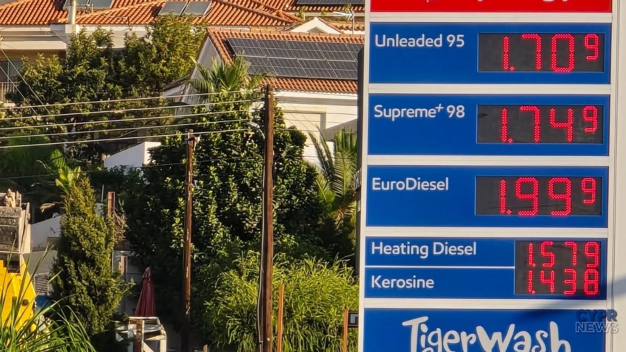 Cena diesla 1,999 euro na cypryjskiej stacji paliw